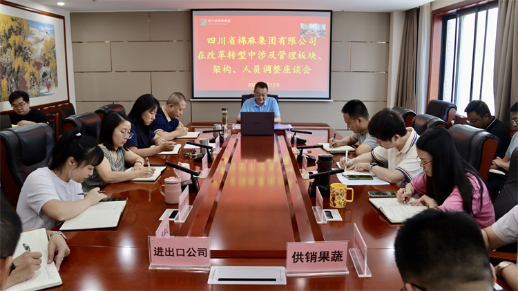 集團(tuán)公司召開在改革轉(zhuǎn)型中涉及管理板塊、架構(gòu)、人員調(diào)整座談會(huì)