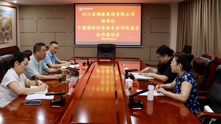 集團公司召開與新華社、中國國際經濟技術合作促進會合作座談會