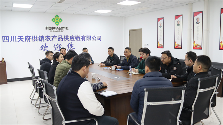 集團公司前往龍泉農產品集采集配中心現場督查園區運營及入園企業項目推進工作